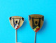 YUGOSLAVIA WEIGHTLIFTING FEDERATION Lot Of 2 Pin Haltérophilie Gewichtheben Pesistica Halterofilia Levantamento De Pesos - Weightlifting