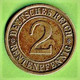 ALLEMAGNE / 2 RENTENPFENNIG  / 1924 A - 2 Renten- & 2 Reichspfennig