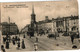 2 CP Molenbeek Eglise St Barbe Place De La Duchesse TRAM  Marché  1912- 1914 Hospice Godshuis - Molenbeek-St-Jean - St-Jans-Molenbeek