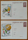 Bulgaria 2002 Olympic Winter Games Salt Lake City Skiing Speed Skating 2 Stationeries Stamps & Cover MNH - Winter 2002: Salt Lake City