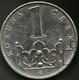 Czech Republic,1 Korun 1993,error Shown On Coin Scan As Scan - Czech Republic