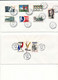 1985 - 4 Enveloppes - Divers - Used Stamps