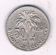 50 CENTIMES 1926  BELGISCH CONGO /5892/ - 1910-1934: Albert I