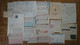 ESPAGNE - LOT DE 80 DOCUMENTS PAPIERS ESPAGNOLS - Documents Historiques