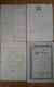 ESPAGNE - ETAT CIVIL ET ACTES NOTARIES - LOT DE 4 DOCUMENTS PAPIERS ESPAGNOLS - Documents Historiques