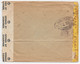 ALGERIE WW2 1940 French CONSTANTINE TC 323 Censored Cover Algiers To USA Hartford Connecticut Censure Ouvert Autorité - Storia Postale
