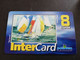 Caribbean Phonecard St Martin French INTERCARD  8 EURO  NO 066  **5790** - Antilles (French)