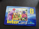 Caribbean Phonecard St Martin French INTERCARD  8 EURO  NO 085  **5825** - Antillen (Frans)