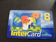 Caribbean Phonecard St Martin French INTERCARD  8 EURO  NO 084  **5826** - Antillen (Frans)