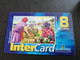 Caribbean Phonecard St Martin French INTERCARD  8 EURO  NO 045  **5834** - Antillas (Francesas)