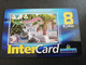 Caribbean Phonecard St Martin French INTERCARD  8 EURO  NO 027 **5840** - Antilles (Françaises)