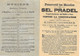 Publicité - Livret: Sel Pradel, Purgatif Rafraichissant Contre La Constipation - Fabriqué à L'Isle-Adam (Seine & Oise) - Reclame