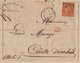 Delcampe - Lettre 1872 Marseille Courtot & Cie Bouches Du Rhône Civitavecchia Italie Louis Manzi Sucre Sugar Zucker Zucchero - 1871-1875 Cérès