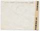 ALGERIE WW2 1944 US Examiner 36265 Censored Cover Plateau Saulière Algiers > USA Cincinnati Ohio PAR AVION Censure - Storia Postale