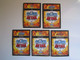 Lot 5 Cartes De Catch TOPPS SLAM ATTAX Trading Card Game - Trading Cards