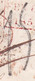 Delcampe - 1851 - Enveloppe Faire-part De Décès De Glasgow, Ecosse Vers Jussey, Haute Saône, France - Entrée Calais - Cad Arrivée - Marcophilie