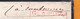 Delcampe - 1851 - Enveloppe Faire-part De Décès De Glasgow, Ecosse Vers Jussey, Haute Saône, France - Entrée Calais - Cad Arrivée - Postmark Collection