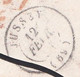 Delcampe - 1851 - Enveloppe Faire-part De Décès De Glasgow, Ecosse Vers Jussey, Haute Saône, France - Entrée Calais - Cad Arrivée - Postmark Collection