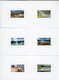 DJIBOUTI 8 Epreuves De Luxe Sur Papier Glacé N° 579 Et 586 Série Complète Paysages Et Faune 1984 - Geography