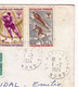 Lettre 1974 Wattignies Recommandé Orense Espagne Jeux Olympiques D'Hiver Grenoble Adré Gide Maréchal Lannes - Covers & Documents