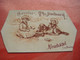 1 Card Die CUT Package Shaped  C1898 chocolate SUCHARD  V41 - L - 2 Boys With Dog - Litho,t Res Bien  RRR - Suchard
