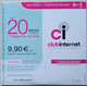 - Pochette CD ROM De Connexion Internet - CLUB INTERNET - - Internetaansluiting