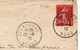 Lettre 1913 Entier Postal Semeuse 10 Centimes Douai Nord Gare Assurance Abeille - Standard Covers & Stamped On Demand (before 1995)