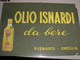 TARGA PUBBLICITARIA OLIO ISNARDI - Paperboard Signs