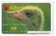 Albania - Albtelecom - Ostrich & Peacock - ALB-72, 11.2001, 50Units, 180.000ex, NSB - Albanien