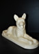 STATUE CHIEN LOUP CERAMIQUE ART DECO DIGOIN & SARREGUEMINES N°5546 Collection Déco Vitrine - Digoin (FRA)