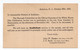 1922 USA,AUDUBON,1 CENT STAMPED STATIONERY CARD,AUDUBON CAR RACE,OWNERS INVITATION TO ATTEND - 1921-40