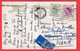 HONG KONG KOXLOON 1957 CARTE POSTAL QUEEN'S ROAD CENTRAL PAR AVION PERPIGNAN FRANCE - Covers & Documents