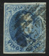 Belgium 1851 Medaillons Wtm. Un-framed "LL" 20c Blue With 8-BAR Perception Postmark "45" (GAND), Perfect, COB 7 - 1851-1857 Medallions (6/8)