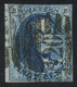 Belgium 1858 Medaillons Un-watermarked 20c Blue With 8-BAR Perception Postmark "120" (TOURNAY), Perfect, COB 11A - 1858-1862 Medallions (9/12)