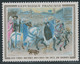 FRANKREICH 1965, Gemälde "Falkenjagd" Postfr. Kab.-Stück, ABART: Fehlende Farben - Unused Stamps