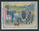 FRANKREICH 1965, Gemälde "Falkenjagd" Postfr. Kab.-Stück, ABART: Fehlende Farben - Unused Stamps