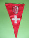 Fanion Touristique Ancien / SUISSE/ Canton Du VALAIS/Ecusson Et Croix / Vers 1950 - 1960      DFA60 - Drapeaux