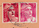 Lettre Recommandée 1946 Quesnoy Sur Deule Nord Marianne De Gandon 6 Francs  + 3 Francs - 1945-54 Marianne Of Gandon