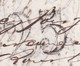1853 - Lettre Pliée Avec Correspondance De Nantes Vers Paris - Ligne De ? - Cad Arrivée - Postmark Collection