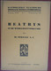 BEATRYS IN DE WERELDLITERATUUR Door Dr. Stracke 1930 Beatrijs Heilige Legende Middelnederlandse Marialegende Handschrift - Histoire