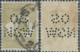 AUSTRALIA - New South Wales, 1913 Kangaroo 3P Yellowish Olive ( PERFIN - OS NSW ) Obliterated - Perforiert/Gezähnt