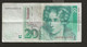 ALLEMAGNE /  Billet De 20 Deutsche Mark 1er Août 1991 Annette Von Droste-Hülshoff - 20 DM