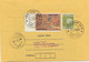 BANGLADESH 1978 Flowers 40P Multicolored Michelia Champaca (2x) MISSING COLOURS On Postal Stationery Envelope, RRR!! - Bangladesh