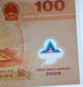VR China 100 Yuan 2000 UNC 2000 "Millennium" Commemorative Issue Banknote Paper Money Papiergeld Billet Polymer Dragon - China