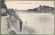 CPA Vue Rare - VAL DE MARNE - JOINVILLE LE PONT - LE BARRAGE - Animation Sur Le Quai, Mise A L'eau D'un Bateau D'aviron - Joinville Le Pont