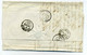 MILANO + Marque D'entrée 2 AUTRICHE 2 Par BESANCON / 1852 - Entry Postmarks