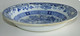 Delcampe - ANCIEN PLAT DEMI CREUX CERAMIQUE TERRE DE FER DECOR JAPONISANT Déco Motifs Bleus Collection Déco Vitrine - Terre De Fer (FRA)