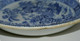 Delcampe - ANCIEN PLAT DEMI CREUX CERAMIQUE TERRE DE FER DECOR JAPONISANT Déco Motifs Bleus Collection Déco Vitrine - Terre De Fer (FRA)