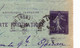 Carte 1916 Pneumatique Entier Postal Semeuse 30 Centimes Paris Rue D'Amsterdam - Pneumatici