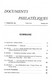 ACADEMIE DE PHILATELIE DOCUMENTS PHILATELIQUES N° 135 + Sommaire - Andere & Zonder Classificatie